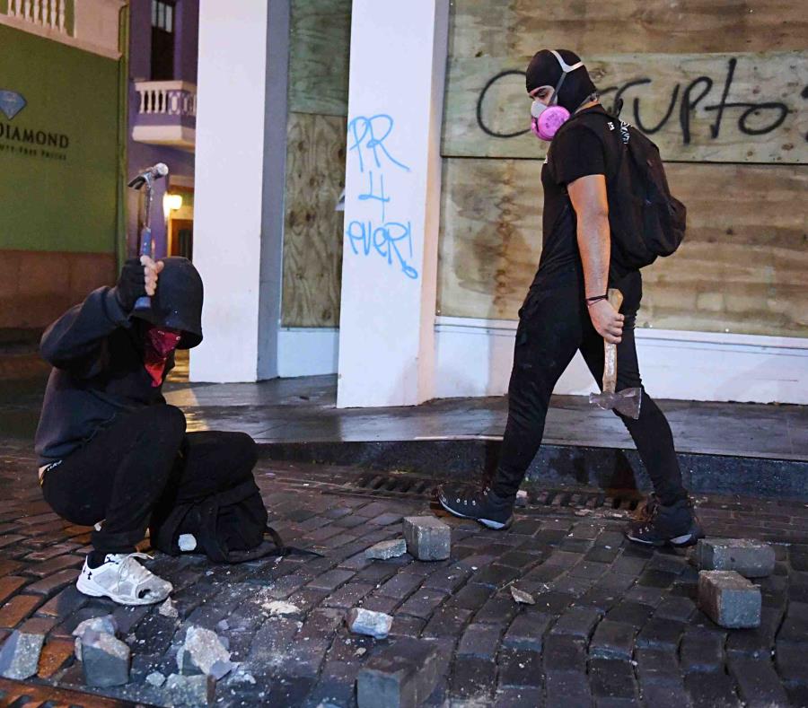 Vandalismo en San Juan