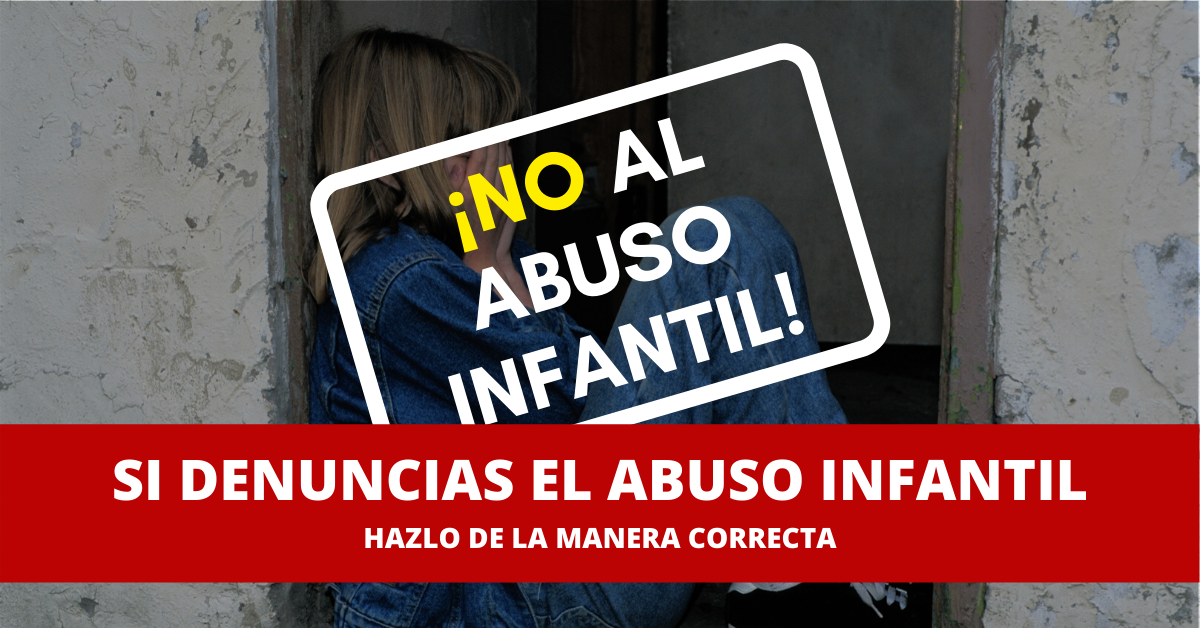 NO AL ABUSO INFANTIL